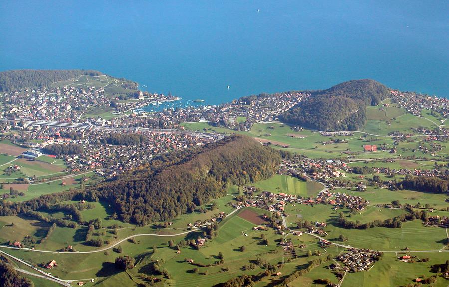 wunderbare Aussicht auf die Spiezerbucht