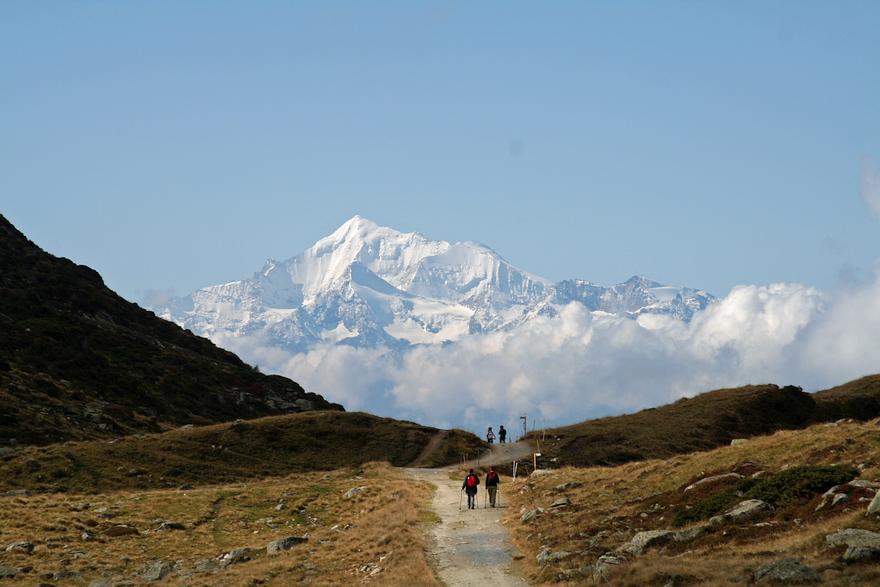 2008: Wallis, Höhenwanderung Fiescheralp - Bettmeralp