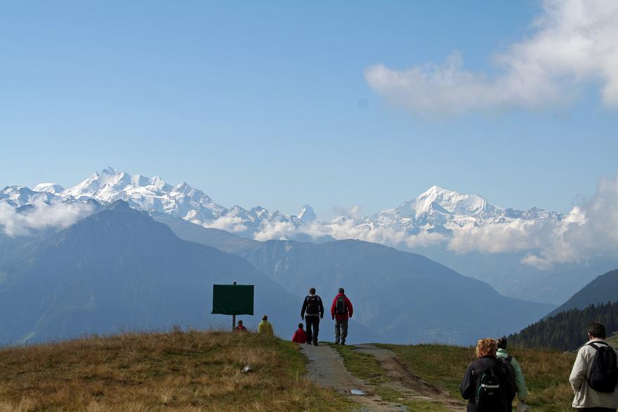 2008: Wallis, Höhenwanderung Fiescheralp - Bettmeralp