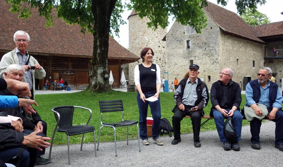 Die Schlossführerin wusste uns zu fesseln