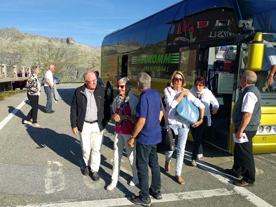 Halt beim Belvédère
