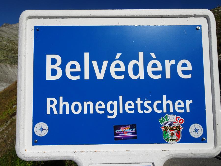 Belvédère beim Rohnegletscher