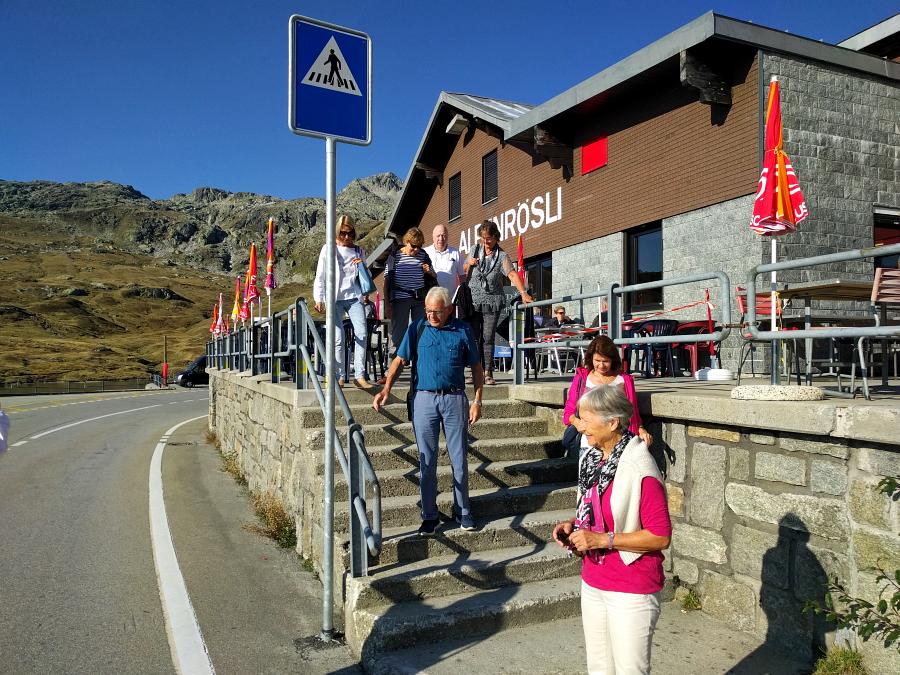 Grimselpass nach dem Kaffee