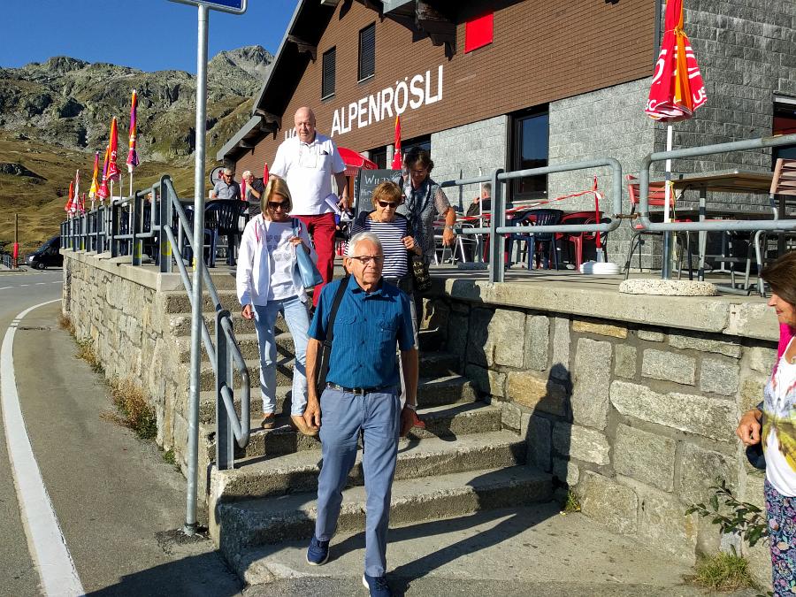 Grimselpass nach dem Kaffee