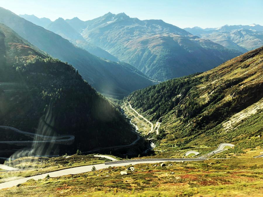 Blick nach Oberwald im Wallis