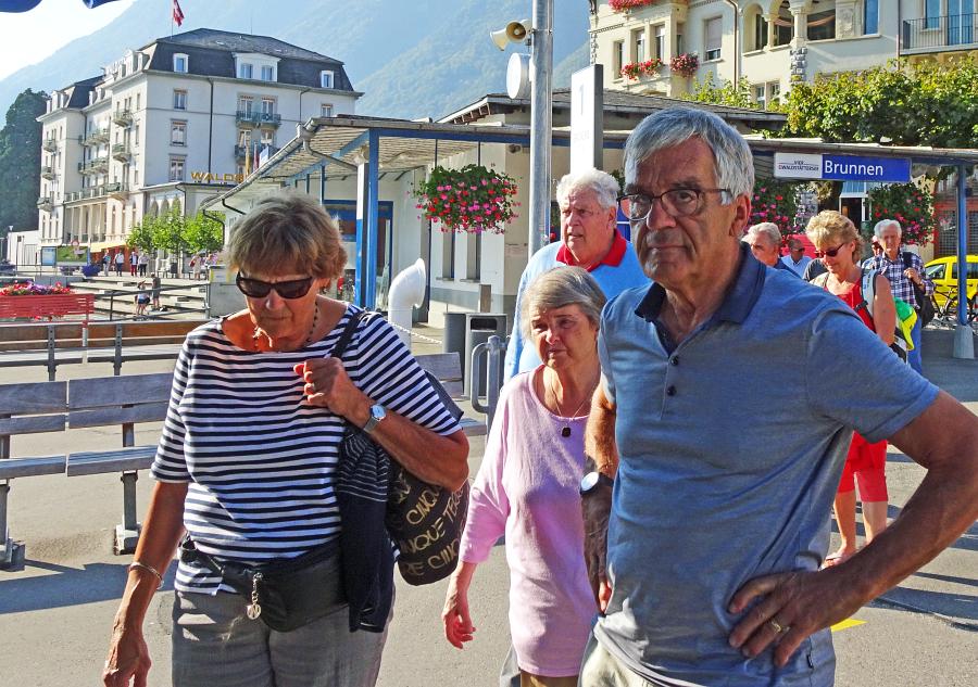 an der Schiffländte in Brunnen